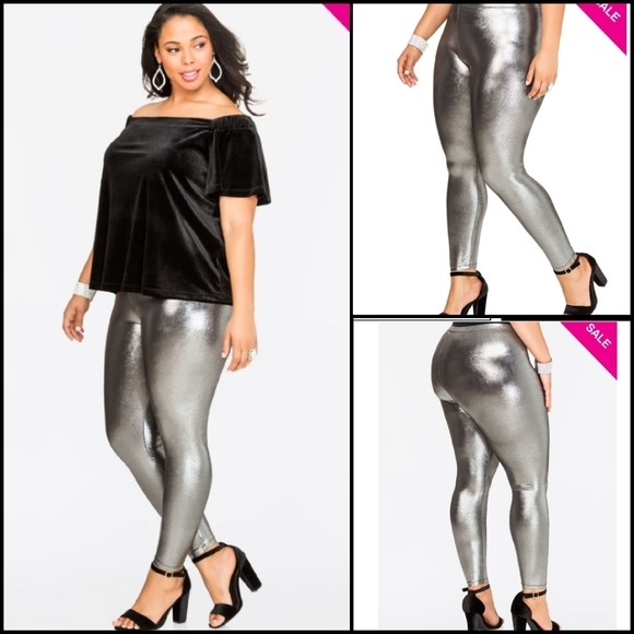 Ashley Stewart Metallic Liquid Silver 